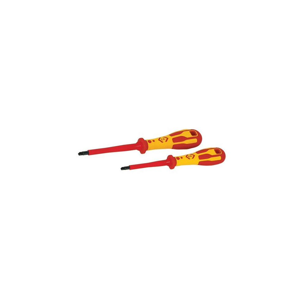 CK T49146 Dextro VDE Electricians Insulated Screwdriver Modulo MOD Set Of 2