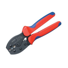 Knipex 97 52 36 SB Crimping Pliers """"PreciForce"""" for insulated terminals 0 5-6mm in blister packaging
