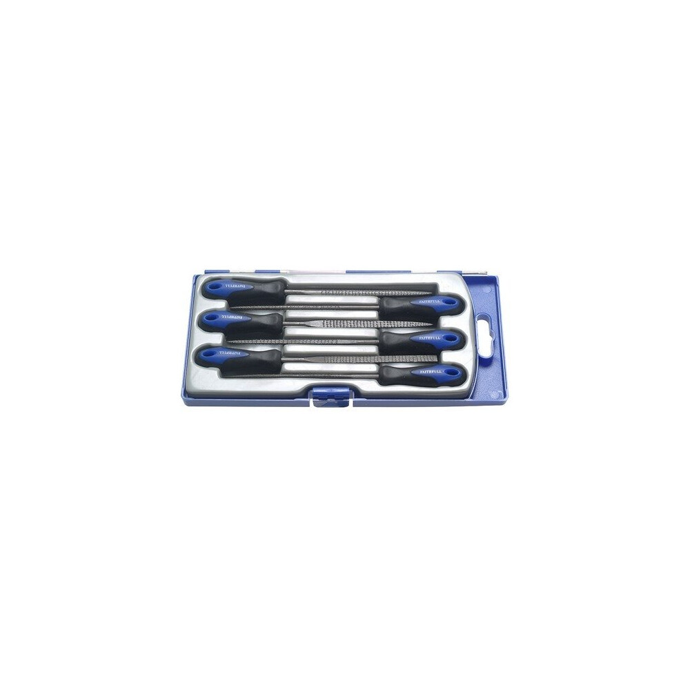 Faithfull FAIPPWRASP Needle Rasp Set of 6