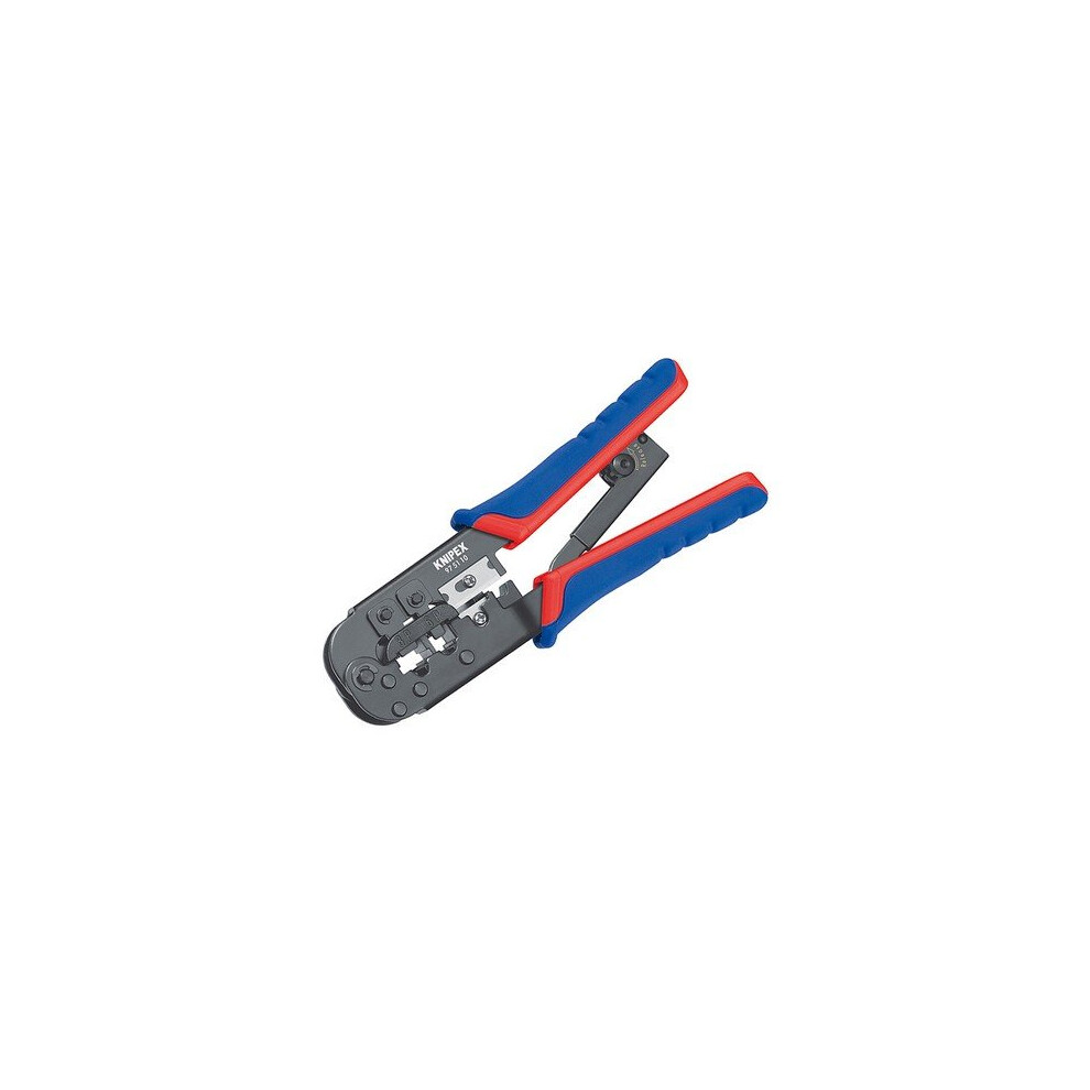 Knipex 97 51 10 SB Crimping Pliers for RJ11/12 RJ45 Western Plugs