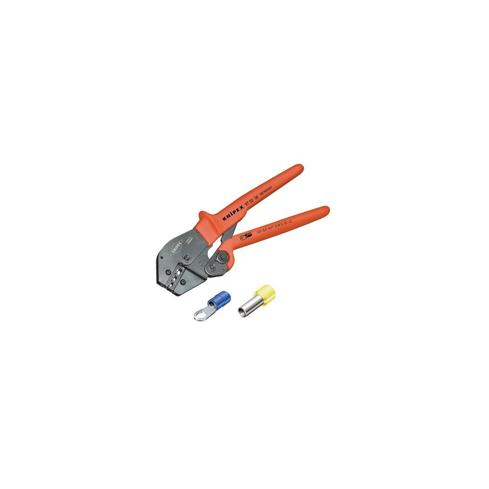 Knipex 97 52 06 SB Crimping Lever Pliers For Insulated Terminals & Plug Connectors 250mm