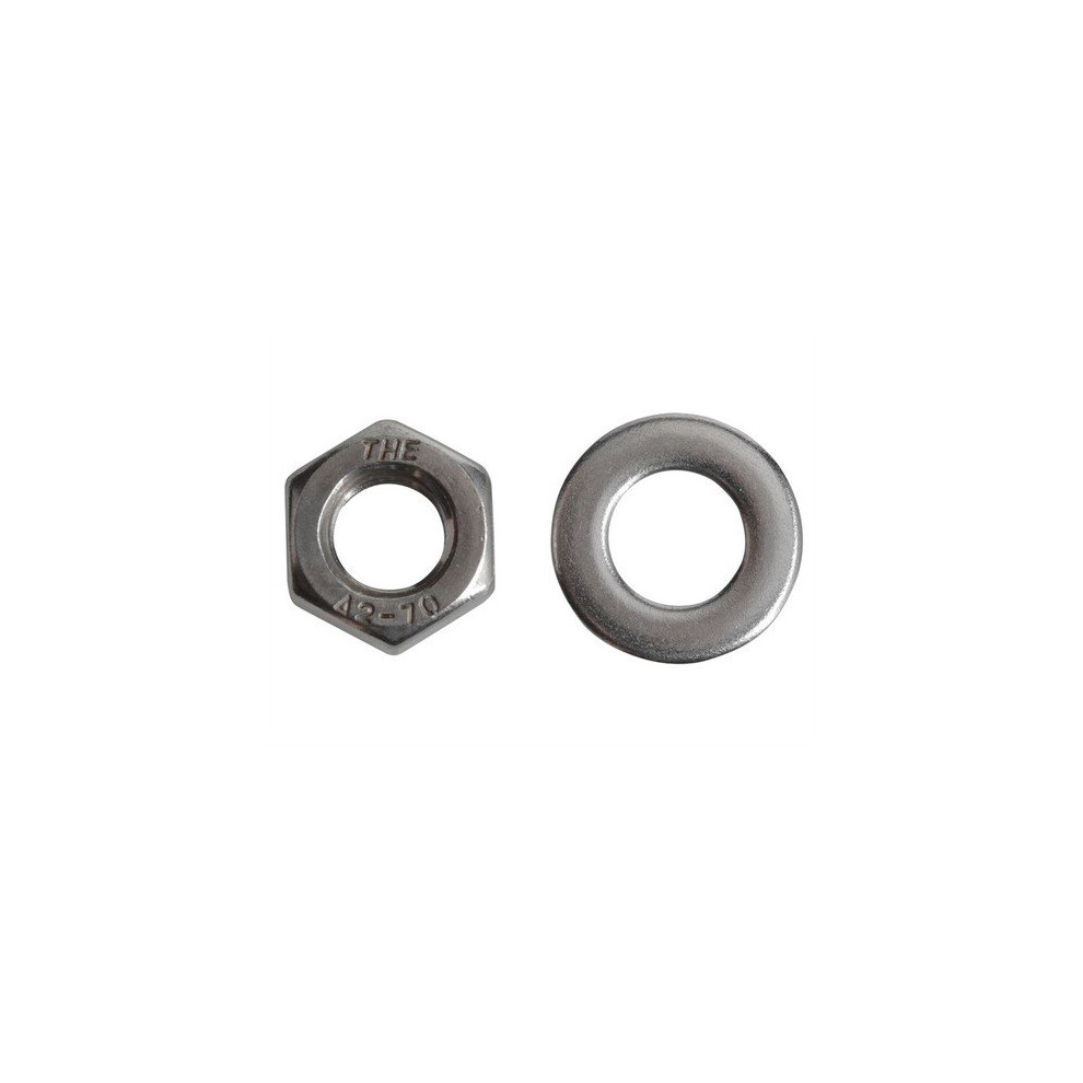 Forge FPNUT8SS Hexagonal Nuts & Washers A2 Stainless Steel M8 Forge Pack of 12