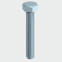 TIMco S635Z Hex Set Screws 8.8 DIN 933 BZP 6.0 x 35mm Box of 500