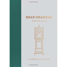 Dear Grandad Memory Journal: From You To Me - Capture His Life Stories, 60 Prompts, Fabric Cover with Gold Foil, Timeless Gift