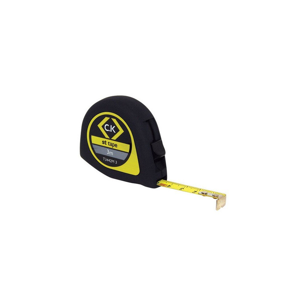 CK T3442M 3 Softech Tape Measure 3m Metric Only