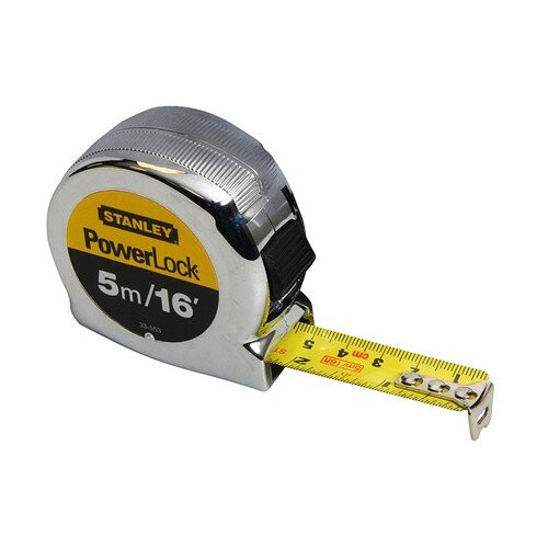 STANLEY Stanley 0-33-553 Powerlock Bandmaß 5 Meter – metrisch/imperial