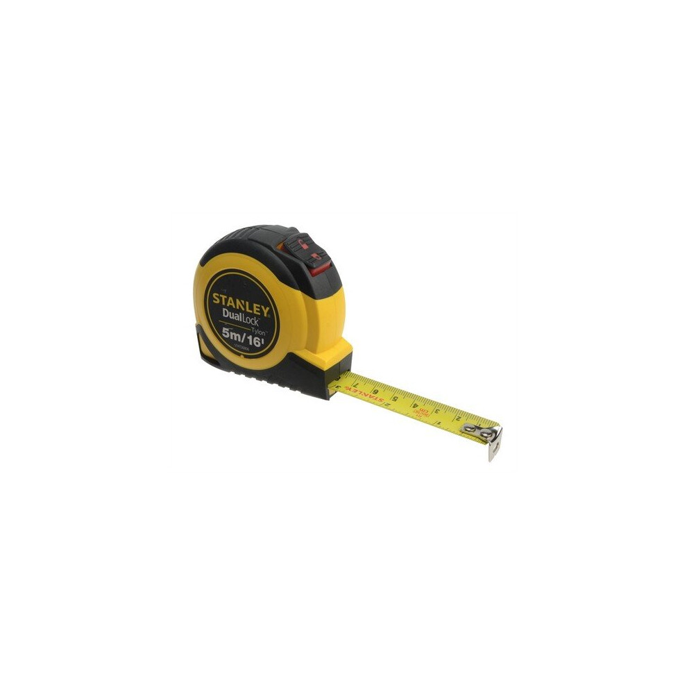 Stanley Tools STA036806 Dual Lock Tylon Pocket Tape 5m/16ft (Width 19mm)