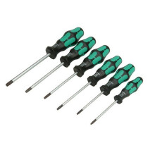 Wera 367/6 TORX para el taller Juego de destornilladores 6 piezas TORX interior