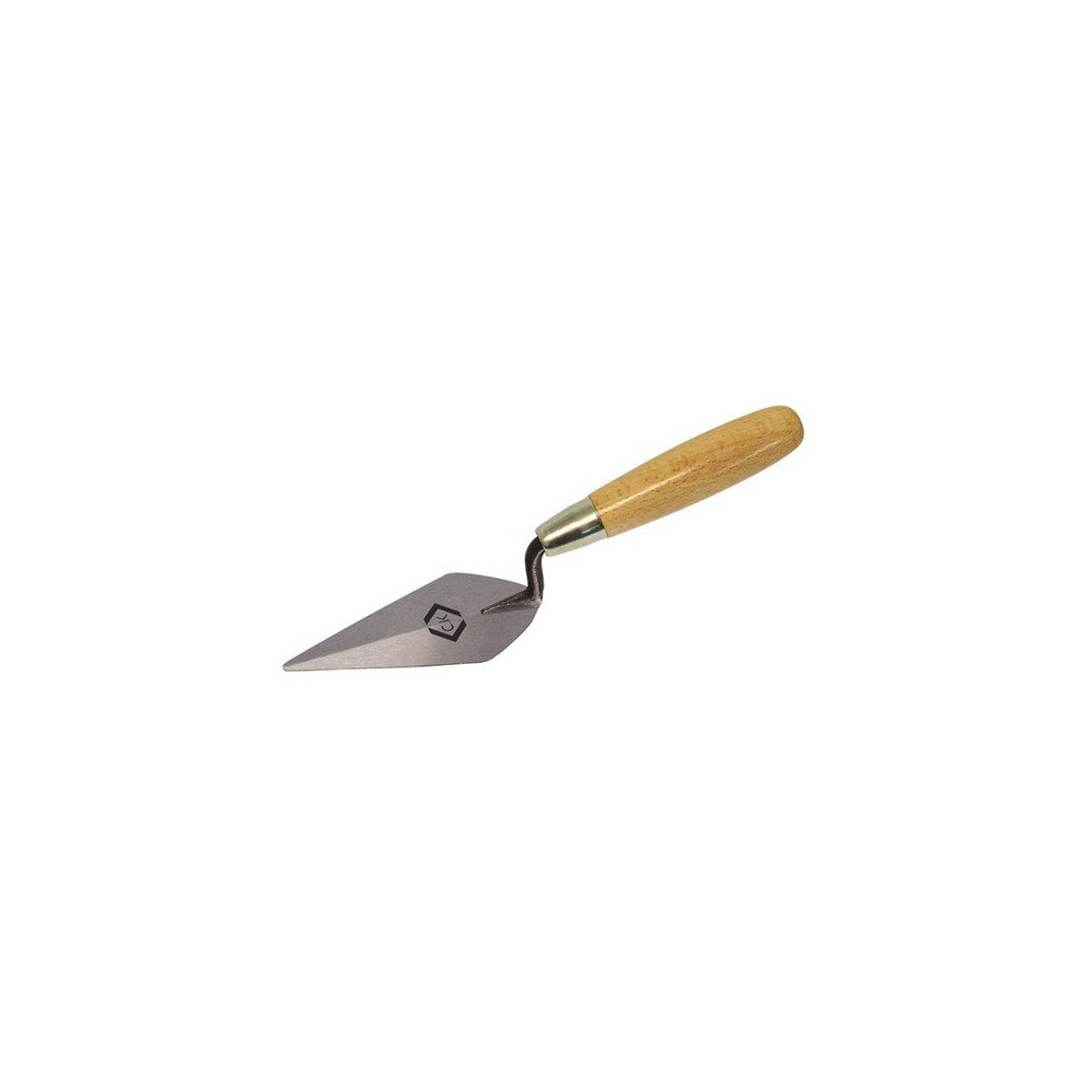 CK T5060 Pointing Trowel Carbon Steel Wood Handle 100mm