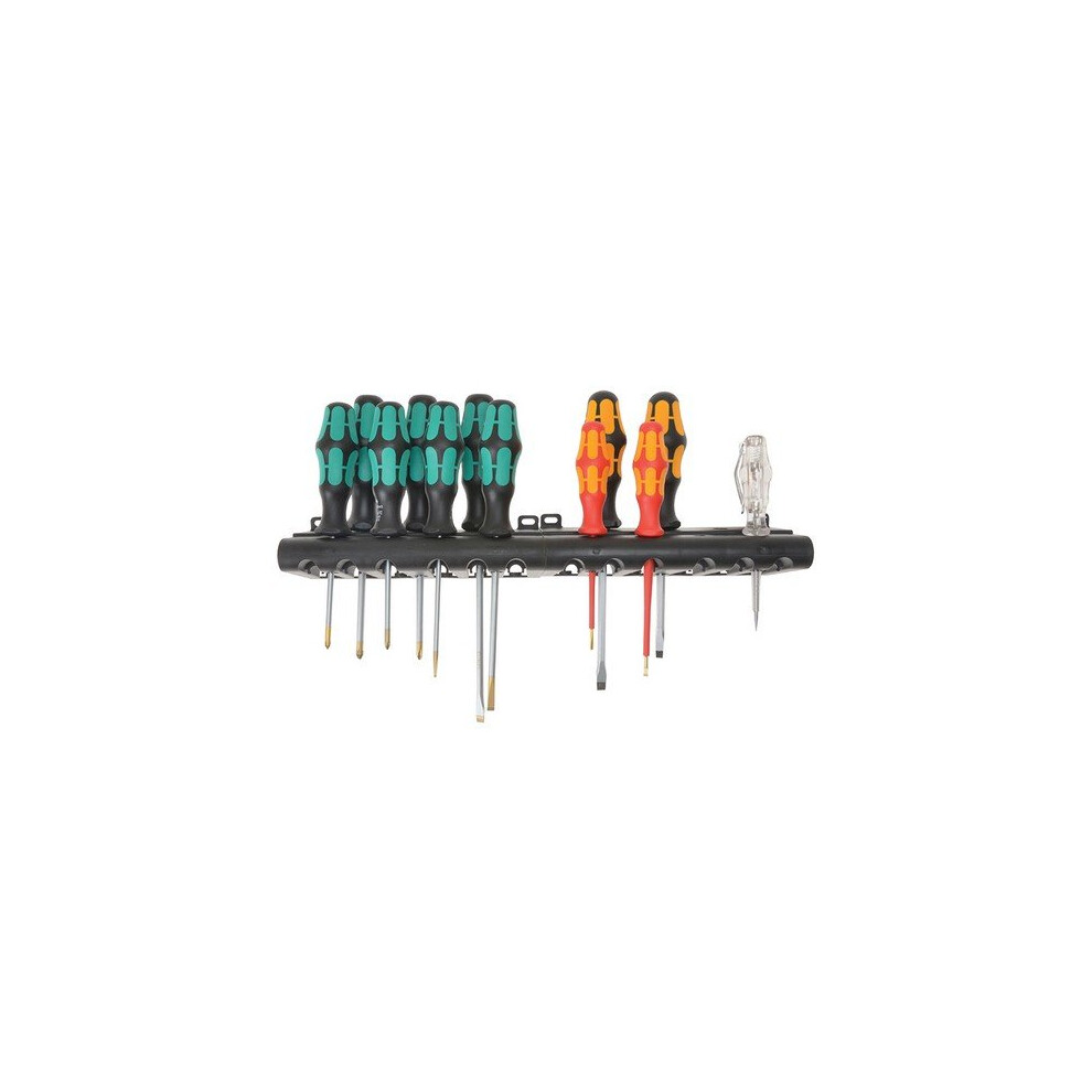 Wera 051010 Kraftform Plus Xxl Artisan Screwdriver Set Of 12 Sl / Ph / Pz