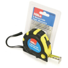 Hilka 75950005 Tape Measure 5m 19mm Wide Blade With Non Slip Rubber Case