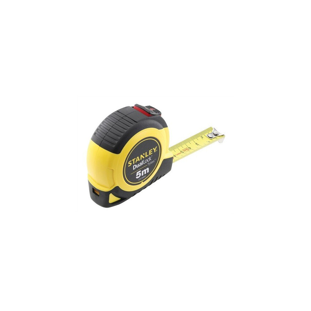 Stanley Tools STA036803 Dual Lock Tylon Pocket Tape 5m (Width 19mm)