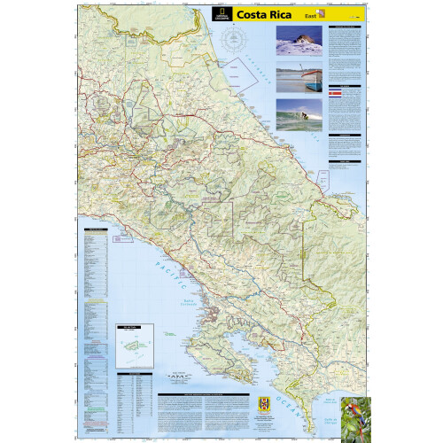 National Geographic Costa Rica Adv. Ng: NG.AM3100 (Adventure Map (Numbered)) 2