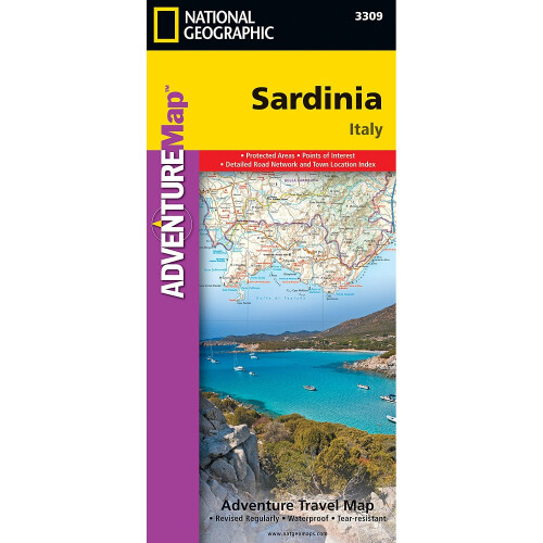 National Geographic Sardinia adv. ng  r/v (r) wp (Adventure Map (Numbered))