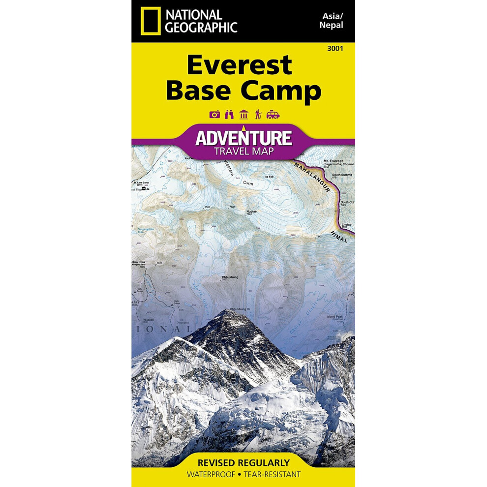 Everest Base Camp adv. ng r/v (r) Nepal (Adventure Map (Numbered))