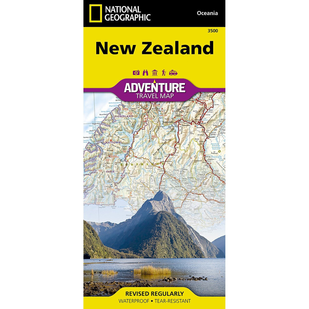 New Zealand adv. ng r/v (r) wp - 1/1,1M (Adventure Map (Numbered))