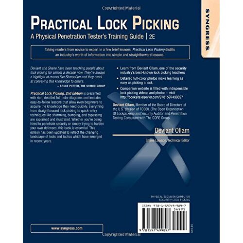 Practical Lock Picking: A Physical Penetration Tester's Training Guide 1