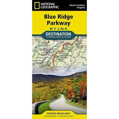 Blue Ridge Parkway, USA (National Geographic Destination Map)