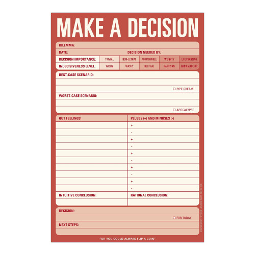 Make a Decision Pad 1