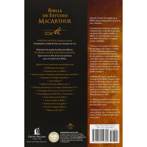 Biblia de Estudio MacArthur-Rvr 1960 1
