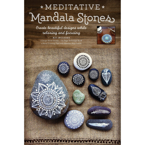 Meditative Mandala Stones: Create Beautiful Designs while Relaxing and Focusing