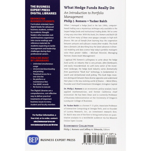 What Hedge Funds Really Do: An Introduction to Portfolio Management 1