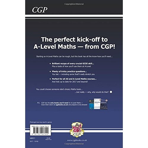 New Head Start to A-Level Maths (CGP A-Level Maths 2017-2018) 1