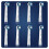 Oral-B Κεφαλές οδοντόβουρτσας Oral-B Precision Clean, συσκευασία 8 τεμαχίων 8