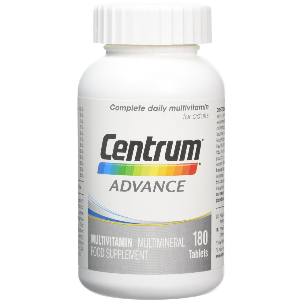 Centrum Advance Multivitamin Tablets, Pack of 180