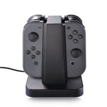 Nintendo Switch Joy Con Charger Dock, Sunix 4 in 1 Charging Stand with LED indication for Nintendo Switch Joy Con