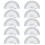 Plastic Protractor for Angle Measurement Student Math 180 Degrees, 4 Inches, Clear, 10 Pack 1