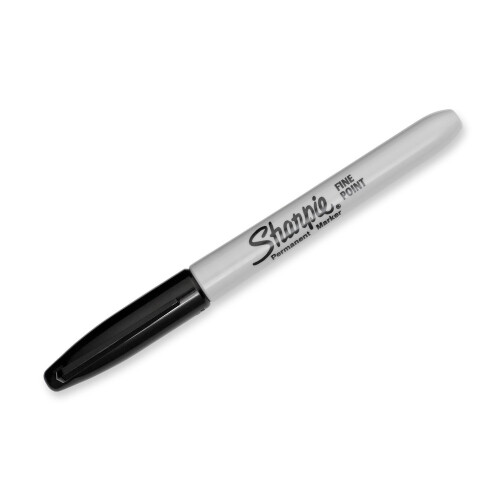 Sharpie Sharpie Permanent Markers, Fine Tip, Black, 5 Pack 2