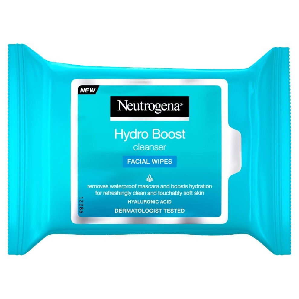 Neutrogena Hydro Boost Cleanser Facial Wipes - Pack of 25