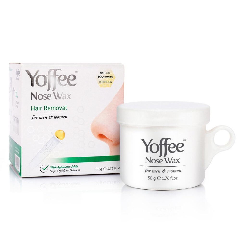 Simon-&-Tom Yoffee Nose Wax 50G - Nasal Hair Removal With Natural Beeswax Formula. Safe, Quick And Painless