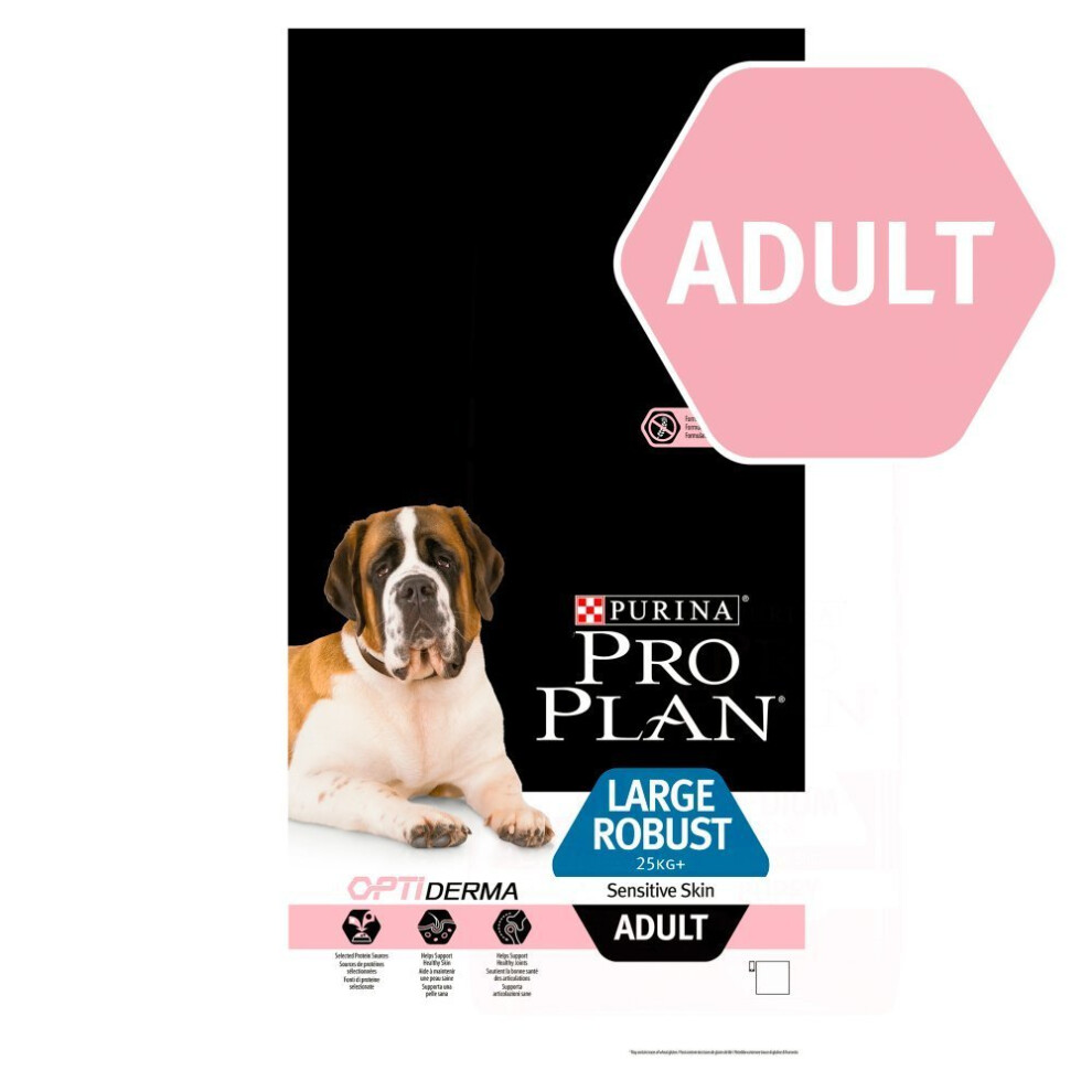 New Purina Pro Plan Sensitive Robust Large Dry Dog Food 14Kg Salmon C-12294793