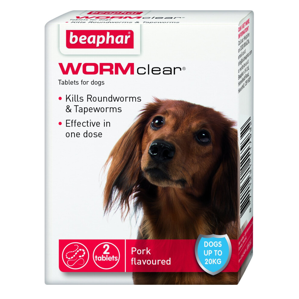 Beaphar Wormclear Tablets For Dogs Small