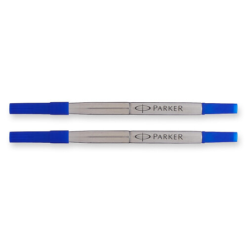 Parker Parker Rollerball Refill Medium Nib, Blue, Pack of 2 2