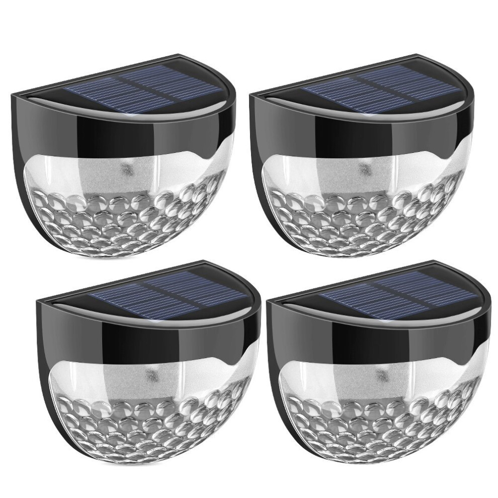 TOPELEK Solar Fence Lights, Decorative Lights 6 LED Garden Lights, Waterproof Solar Lights Wireless Outdoor Lights for Patio, Fence, Yard, Garden,...