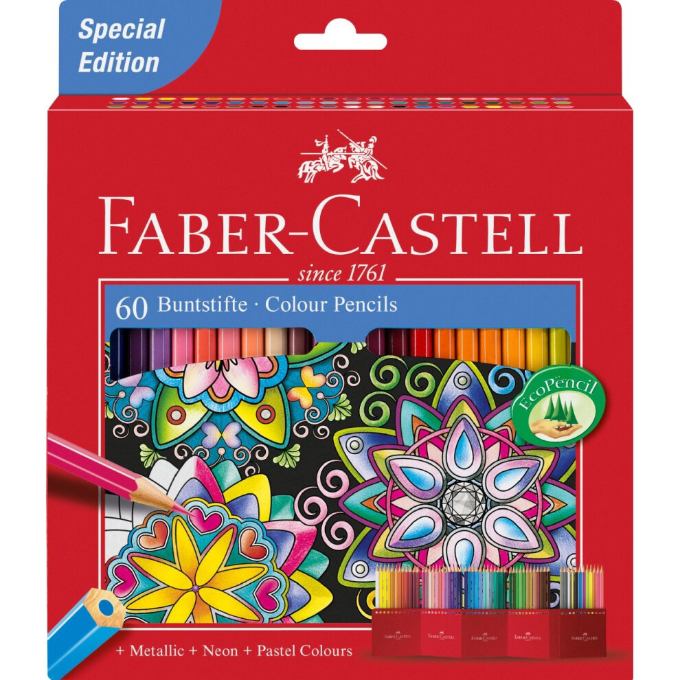 Faber-Castell Colour Pencils (Pack of 60)