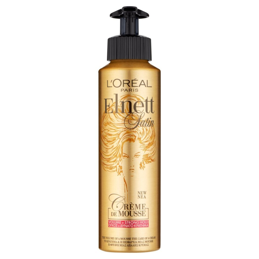 LâOrã©Al Paris L'orã©Al Elnett Crã¨Me De Mousse Volume Strong Hold 200Ml