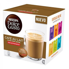 Nescafe DOLCE GUSTO Pods / Capsules - CAFE AU LAIT DECAF = 16 pods (pack of 3)