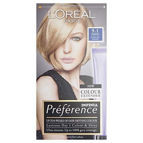 L’Oréal Paris L'Oreal Preference Infinia 9.1 Viking Light Ash Blonde Hair Dye