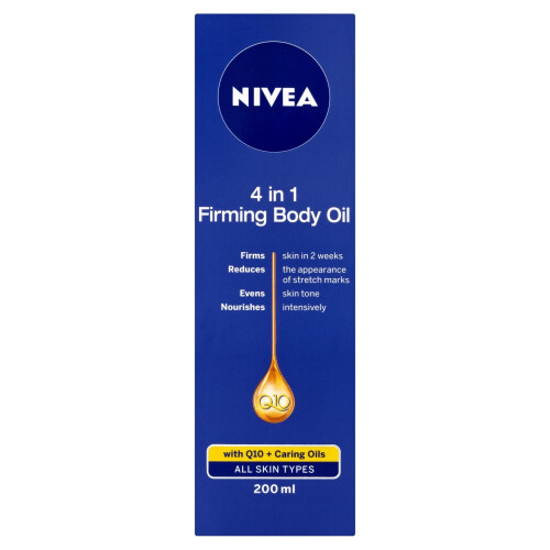 NIVEA Q10 Body Oil, Firming Plus Stretch Marks, 200 ml on OnBuy