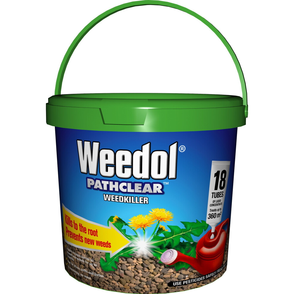 Weedol 011008 Weedkiller, Brown, 18 Tubes