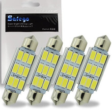 42mm Festoon LED Car Bulb - Safego 4X 1.72'' LED Dome Reading LED White Car Interior Light Bulbs 9 SMD 5730 Replacement Bulbs LED License Plate...