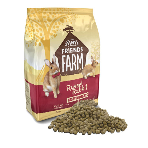Tiny Friends Farm Russel Rabbit Tasty Nuggets, 2 kg