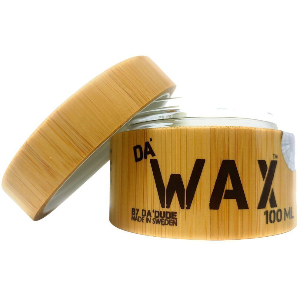 Da'Dude Da' Wax Super Strong Hold Men's Styling Hair Wax - Natural Matte Finish with Texture and Separation - Best Salon Professional Product in a...