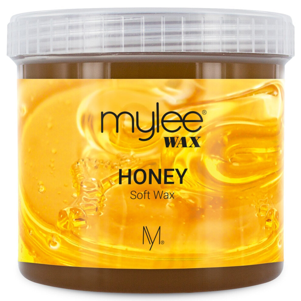Mylee Honey Soft Creme Wax for Sensitive Skin 425g, Microwavable & Wax Heater Friendly, Ideal for All Body Area Stubborn Coarse Hair Removal