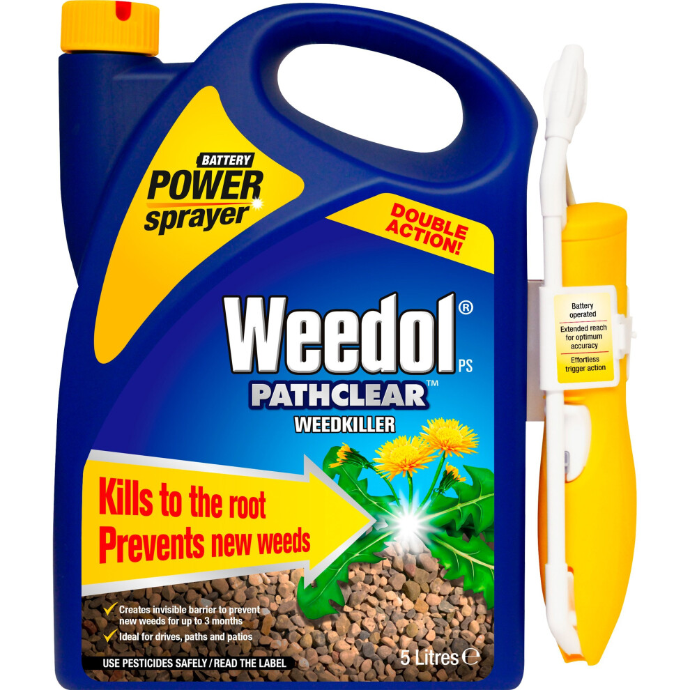 Weedol 5 Litre Pathclear Power Sprayer Weed Killer