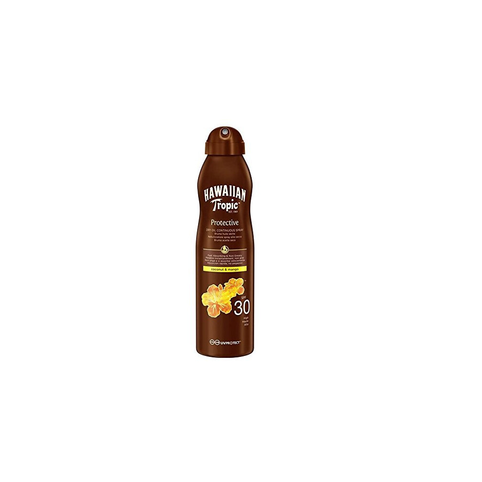 Hawaiian Tropic Protective Continuous Spray Oil SPF 30 180 ml